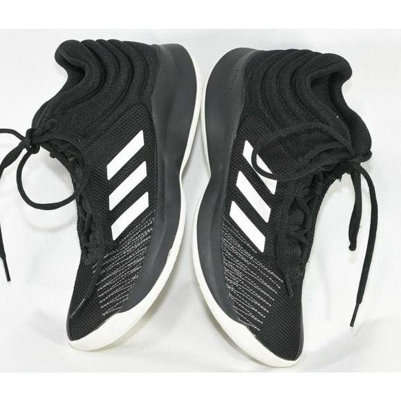Adidas Men’s LVL 029002 Black/White Basketball Cloudfoam Shoes (Size US 6) - Picture 2 of 8